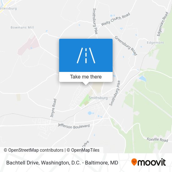 Mapa de Bachtell Drive