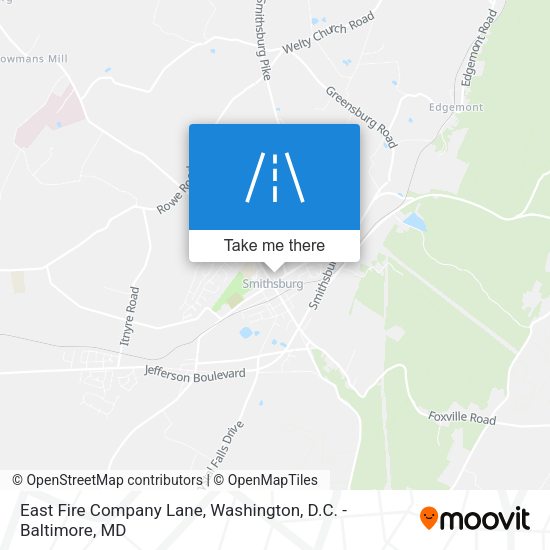 East Fire Company Lane map