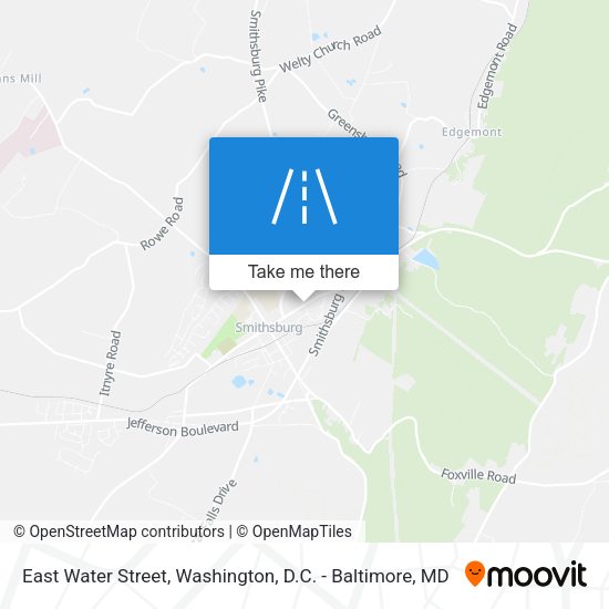 East Water Street map