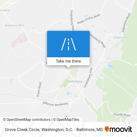 Grove Creek Circle map