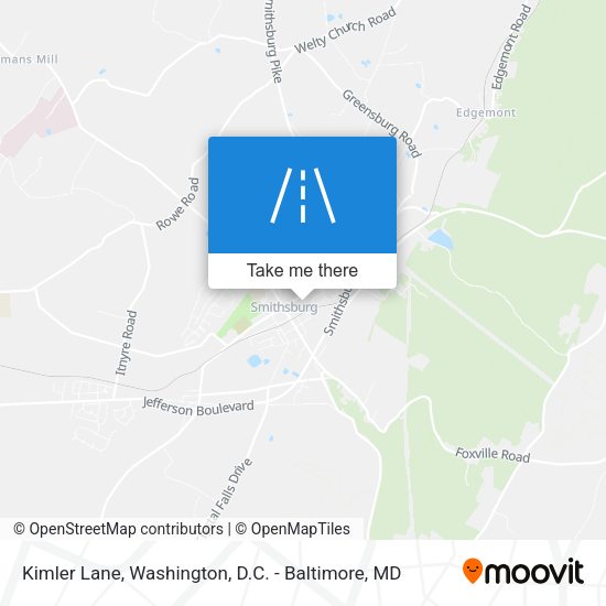 Kimler Lane map