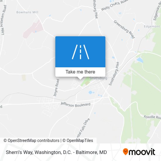 Sherri's Way map