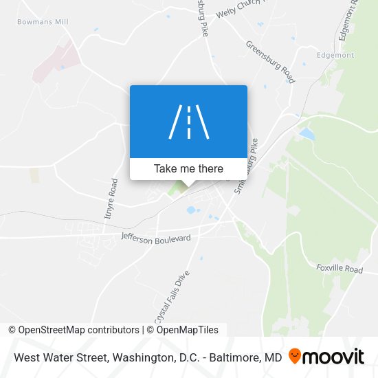 West Water Street map