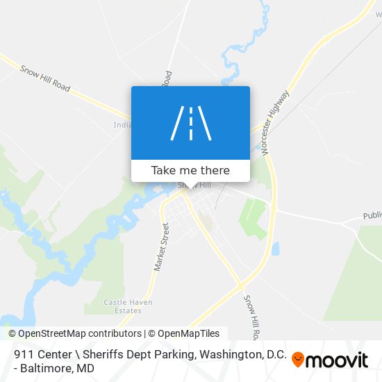 Mapa de 911 Center \ Sheriffs Dept Parking