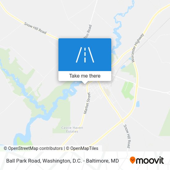 Mapa de Ball Park Road
