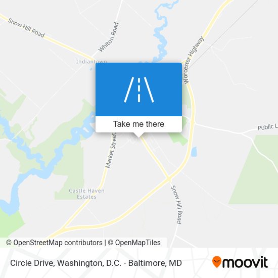 Circle Drive map