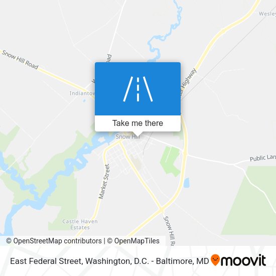 Mapa de East Federal Street