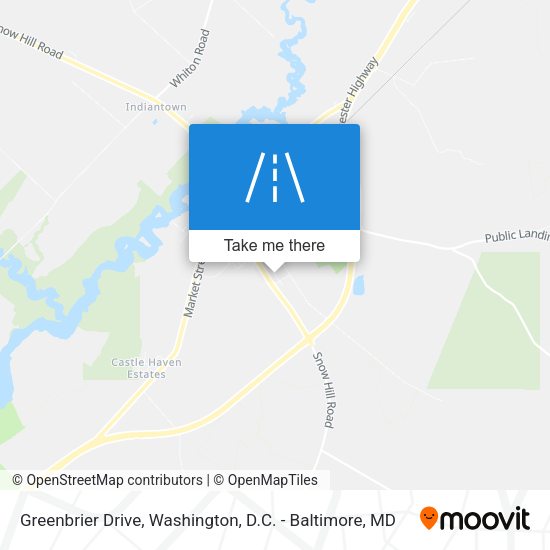 Mapa de Greenbrier Drive