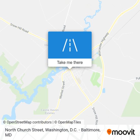 Mapa de North Church Street