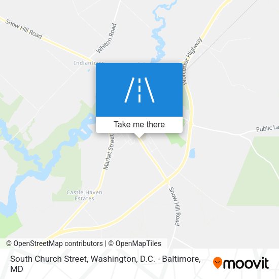Mapa de South Church Street