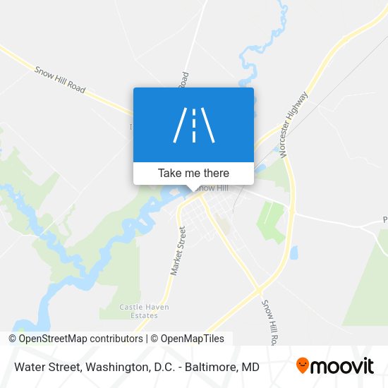 Mapa de Water Street