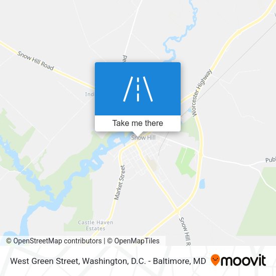 Mapa de West Green Street