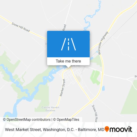 Mapa de West Market Street