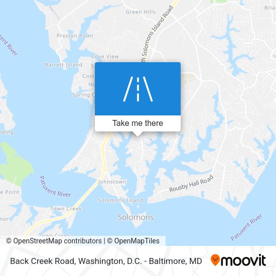 Mapa de Back Creek Road