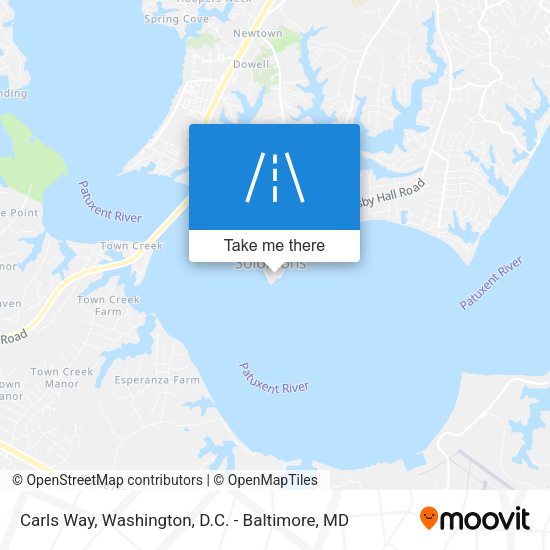 Carls Way map