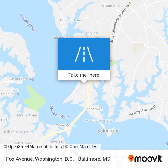 Mapa de Fox Avenue