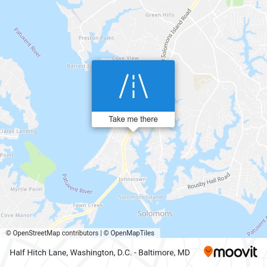 Half Hitch Lane map