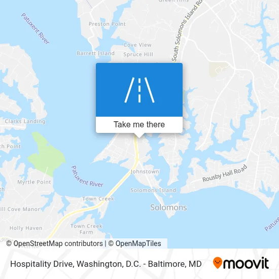 Hospitality Drive map