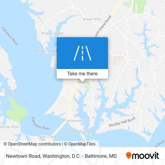 Newtown Road map