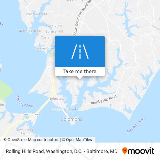 Rolling Hills Road map