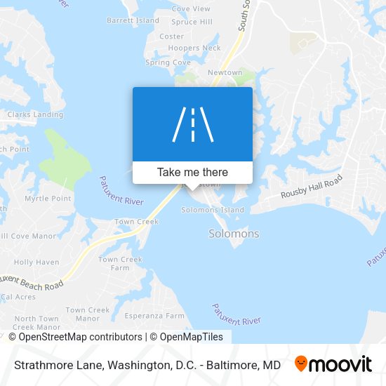 Strathmore Lane map