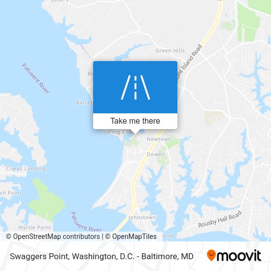 Swaggers Point map