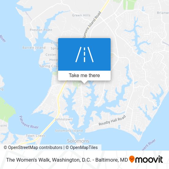 Mapa de The Women's Walk