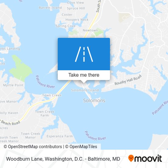 Woodburn Lane map