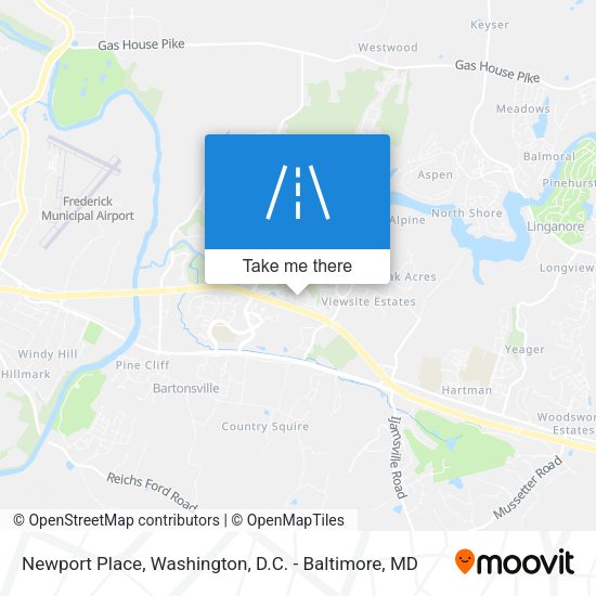 Newport Place map