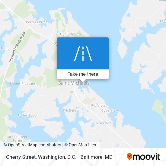 Cherry Street map