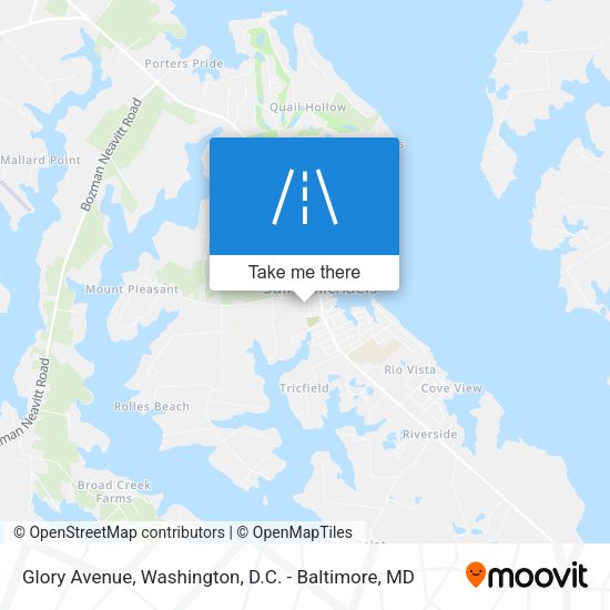 Glory Avenue map