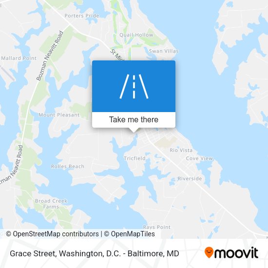 Grace Street map