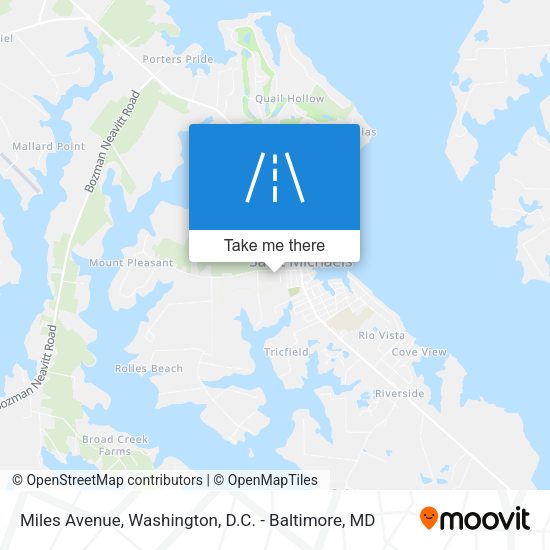 Miles Avenue map