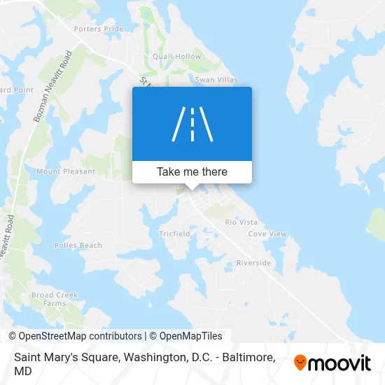 Saint Mary's Square map