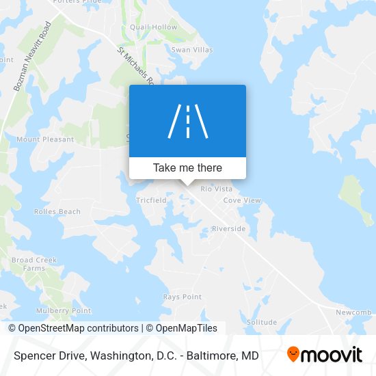 Spencer Drive map