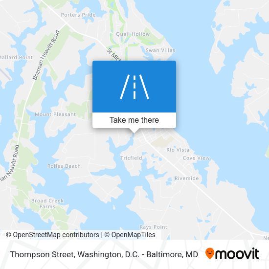 Mapa de Thompson Street