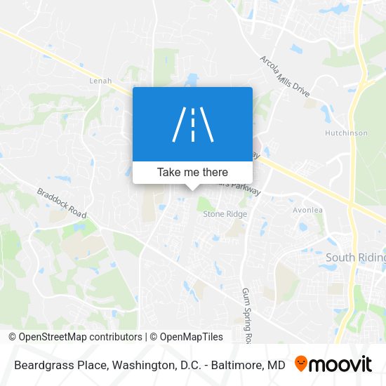 Mapa de Beardgrass Place