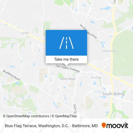Blue Flag Terrace map