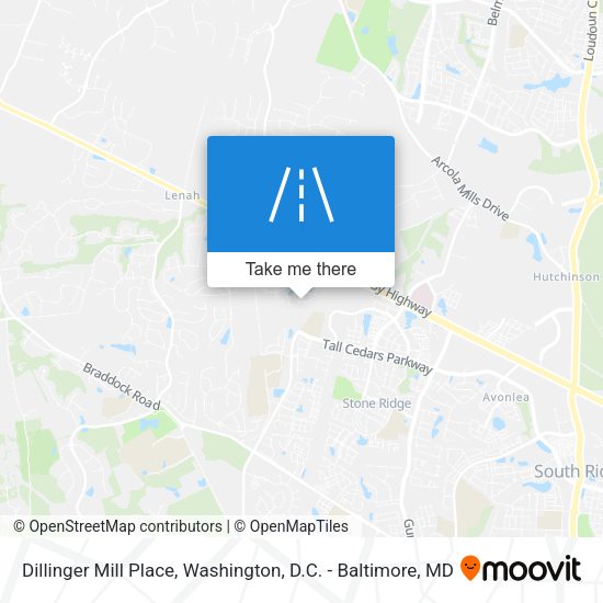 Mapa de Dillinger Mill Place