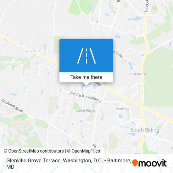 Glenville Grove Terrace map