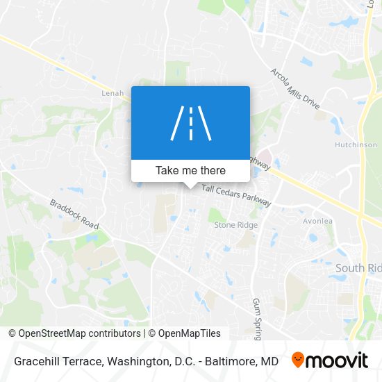 Mapa de Gracehill Terrace