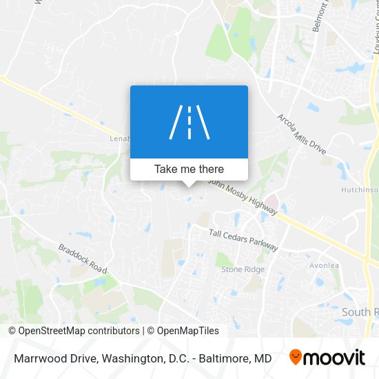 Marrwood Drive map