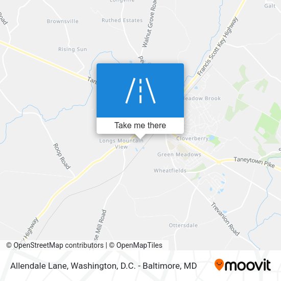 Allendale Lane map