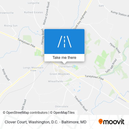 Clover Court map