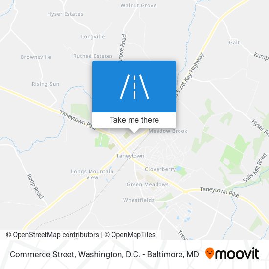 Mapa de Commerce Street