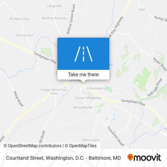 Courtland Street map