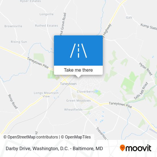 Darby Drive map