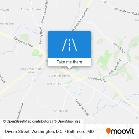 Divern Street map
