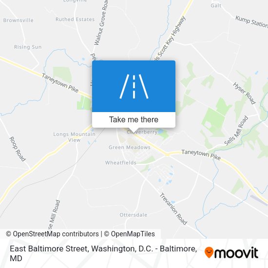 East Baltimore Street map