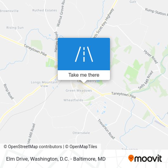 Mapa de Elm Drive